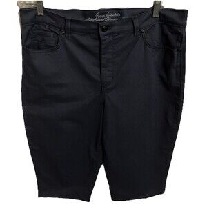 Gloria Vanderbilt Amanda Capri  14 Gray All Around Slimming Effect Minimalist